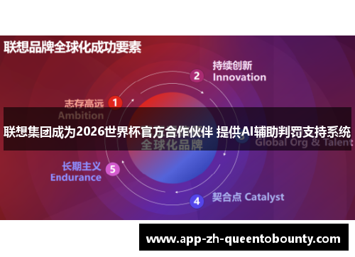 联想集团成为2026世界杯官方合作伙伴 提供AI辅助判罚支持系统 联想集团成为2026世界杯官方合作伙伴 提供AI辅助判罚支持系统